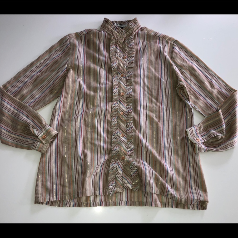 George yazbek for Gordon Peters blouse top shirt s